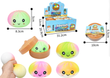 12pc Squishy Bun Rainbow Mystery with Display Box