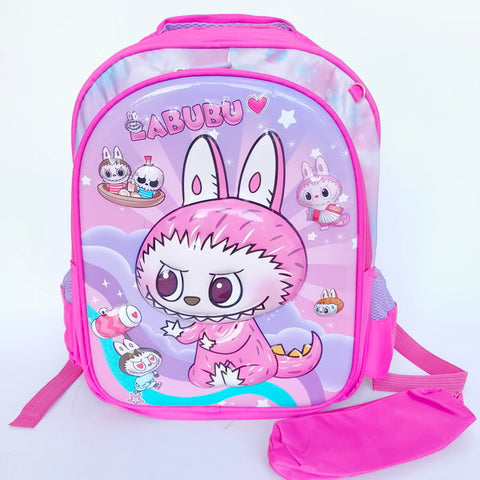 2pc Large 3D Kids Backpack 29x36cm