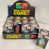 12pc Squishy Ice Cream Cone with Display Box