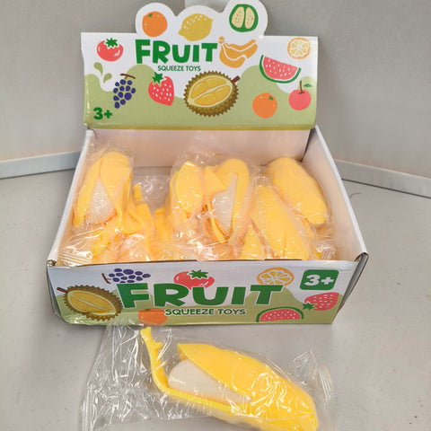 12pc Squishy Banana with Display Box