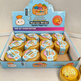 12pc Squishy Bun Rainbow Mystery with Display Box
