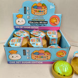 12pc Squishy Bun Rainbow Mystery with Display Box