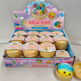 24pc Squishy Unicorn Bun with Display Box