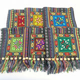 Long Embroidery Crossbody Bag