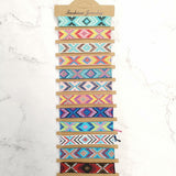12pc Handmade Woven Bracelet