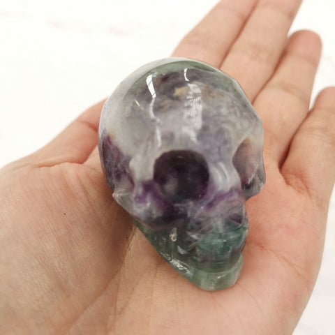 Skull Gemstone 5cm-Fluorite