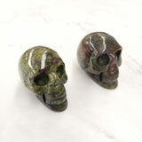 Skull Gemstone 5cm-Dragon Blood Stone