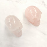 Skull Gemstone 5cm-Rose Quartz