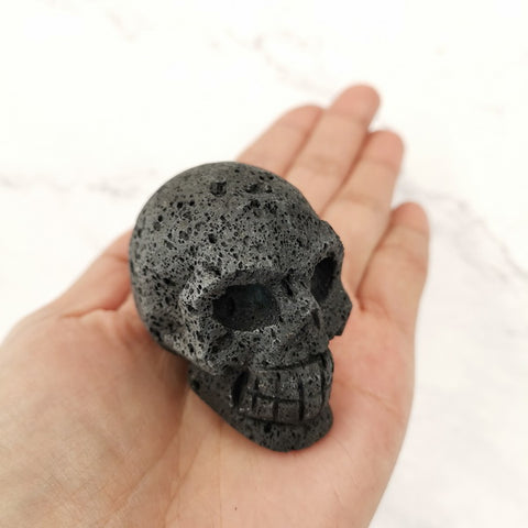 Skull Gemstone 5cm-Lava Stone