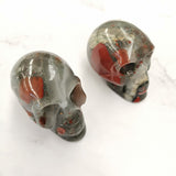 Skull Gemstone 5cm-Blood Stone
