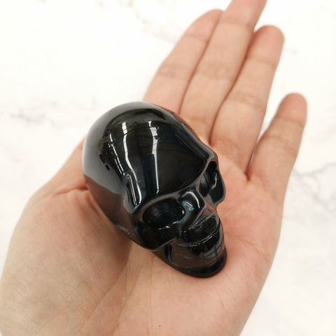 Skull Gemstone 5cm-Obsidian