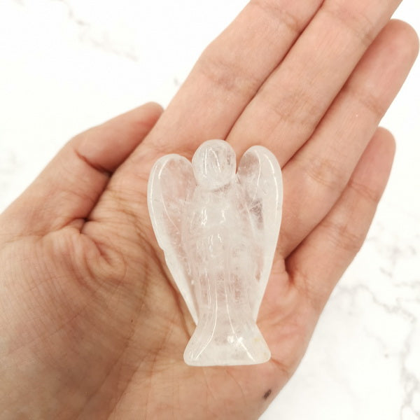 Angel Gemstone 5cm-Clear Quartz