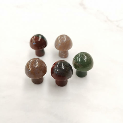 Mini Mushroom Gemstone 2cm-Agate