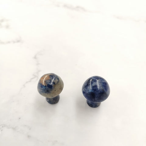 Mini Mushroom Gemstone 2cm-Sodalite