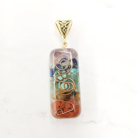 Chakra Pendant with Necklace