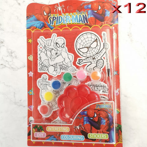12 x DIY Colouring Stickers Set