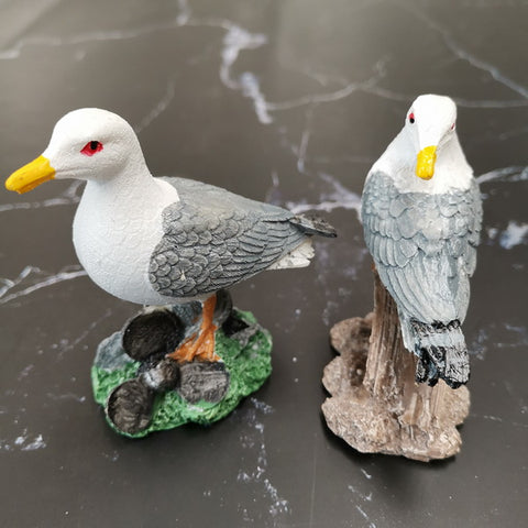 2pc Seagull Figurine