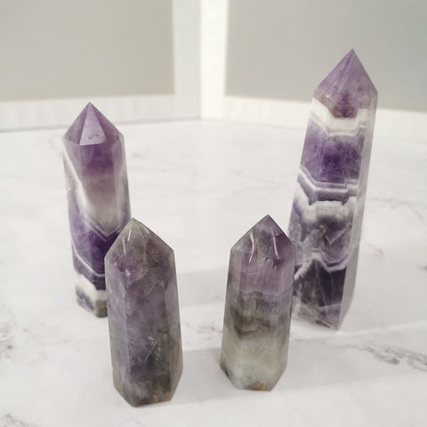 Gemstone Column-Amethyst