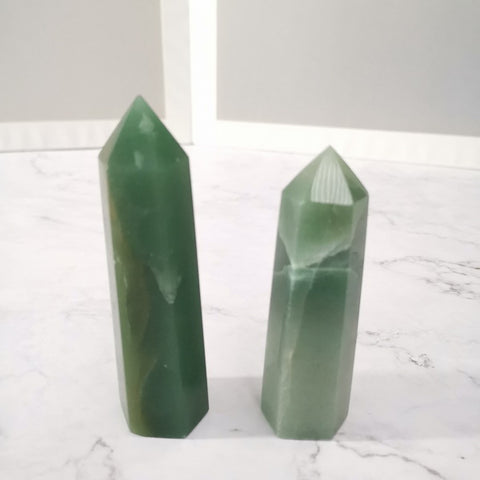 Gemstone Column-Green Aventurine