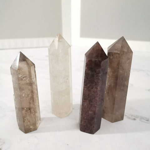 Gemstone Column-Smoky Quartz