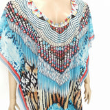 X-Large Long Hand Embellished Kaftan Dress Free Size