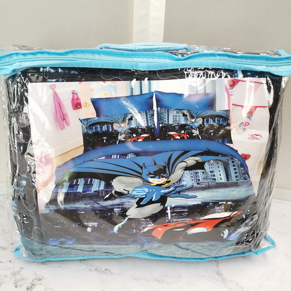 Kids Quilted Throw with 1 Pillow Case