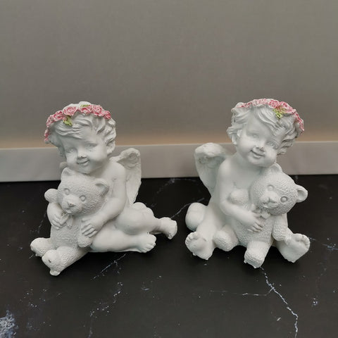 2pc Angel Figurines