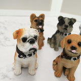 6pc Dog Figurine