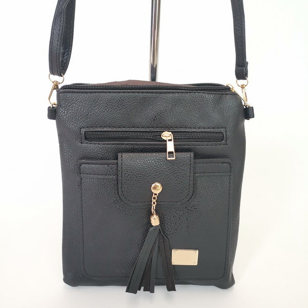 PU Leather Multi-pocket Bag