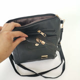PU Leather Multi-pocket Bag