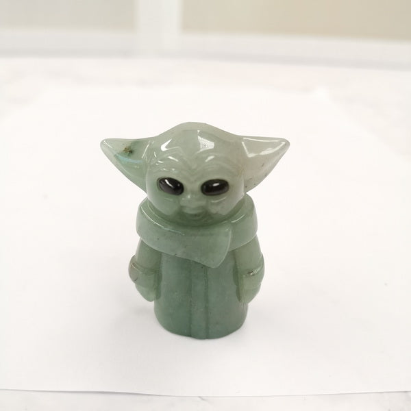 Yoda Gemstone 4.5cm-Aventurine