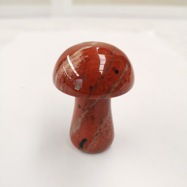 Mushroom Gemstone 5cm-Red Jasper