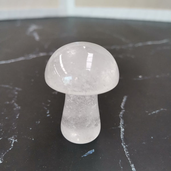 Mushroom Gemstone 5cm-Clear Quartz