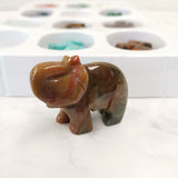 12pc Natural Gemstone 5cm-Elephant