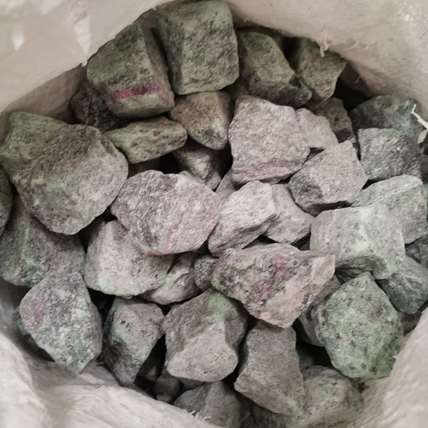 100g Natural Raw Gemstones-Ruby Zoisite