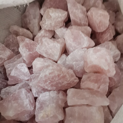 100g Natural Tumbled Gemstones-Rose Quartz