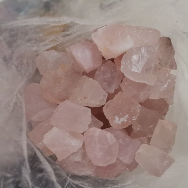 100g Natural Raw Gemstones-Rose Quartz