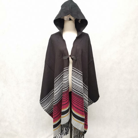 Free Size Hooded Poncho