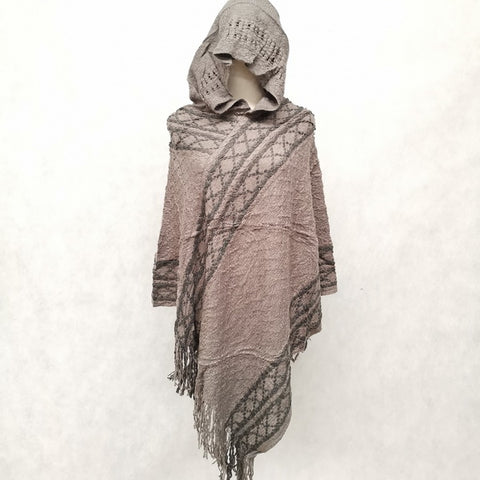 Free Size Hooded Poncho