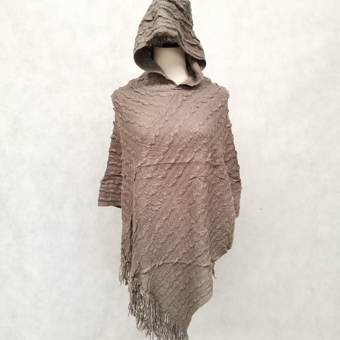 Free Size Hooded Poncho