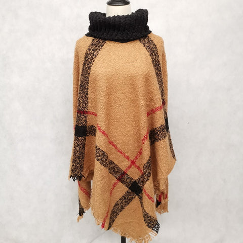 Free Size Turtle Neck Poncho