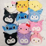 12pc Plush Coin Purse