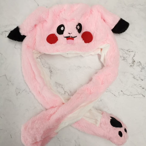 Winter Plush Moving Ear Hat