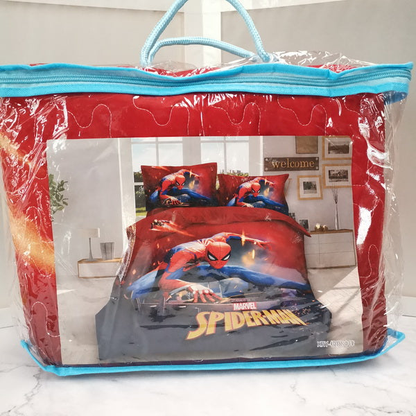 Kids Quilted Throw with 1 Pillow Case