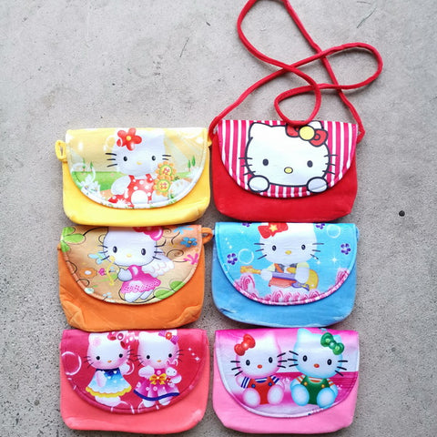 12pc Plush Kids Crossbody Bags