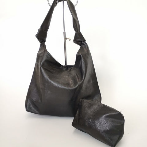 2pc Pu Leather Bag
