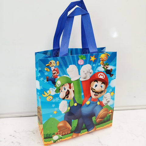 Wholesale Kids Mario Non-woven Gift Bags