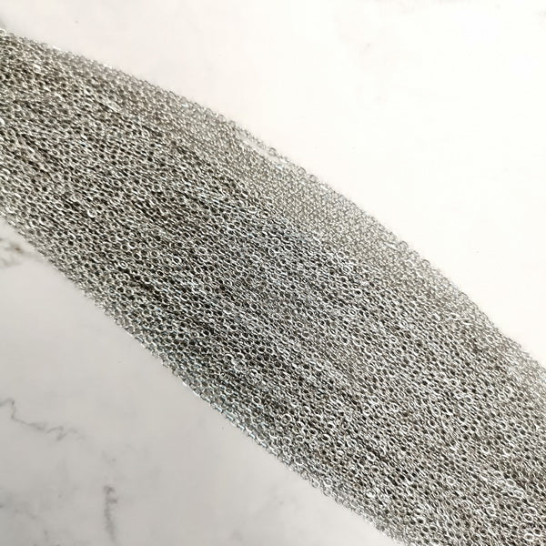 100pcs Stainless Steel Chain Necklace