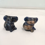 Koala Gemstone 2.8cm-Blue Vein