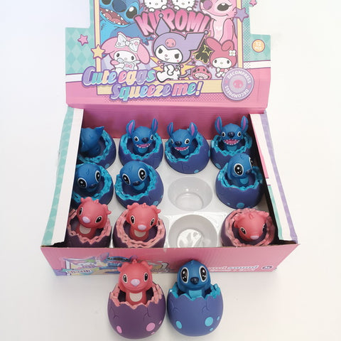 12pc Eggs Squeeze Toy with Sound